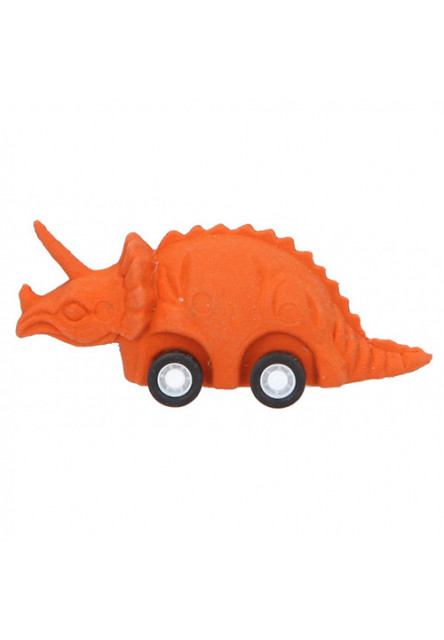 ASST | Gumový dinosurus - Triceratops oranžový 